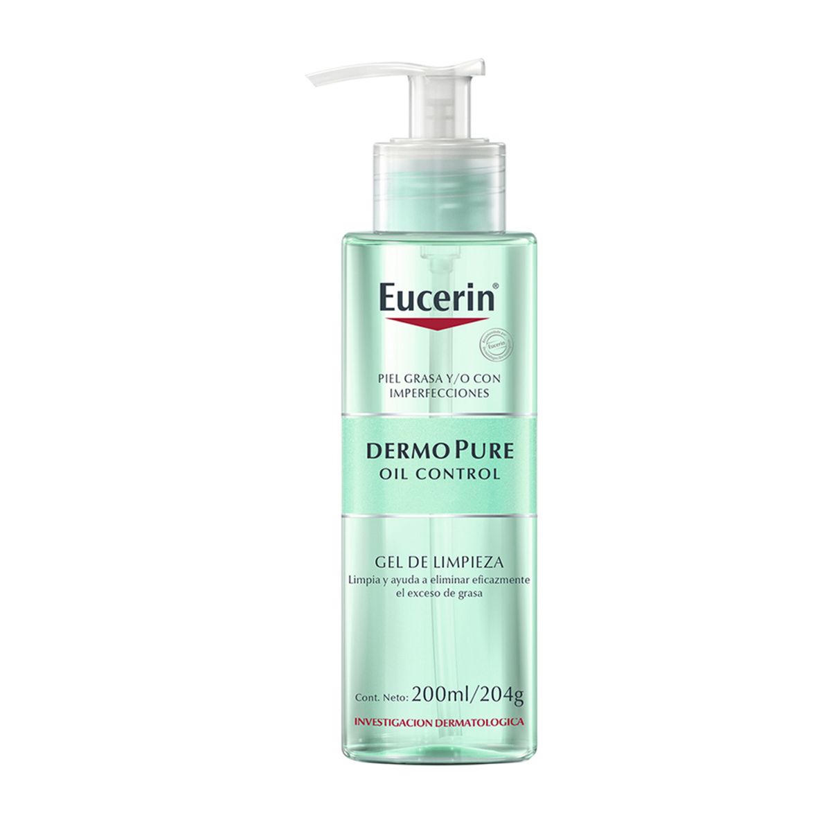 EUCERIN - Limpiador Gel Limpiador Facial Dermopure Oil Control Eucerin Para Piel Grasa 200 ml