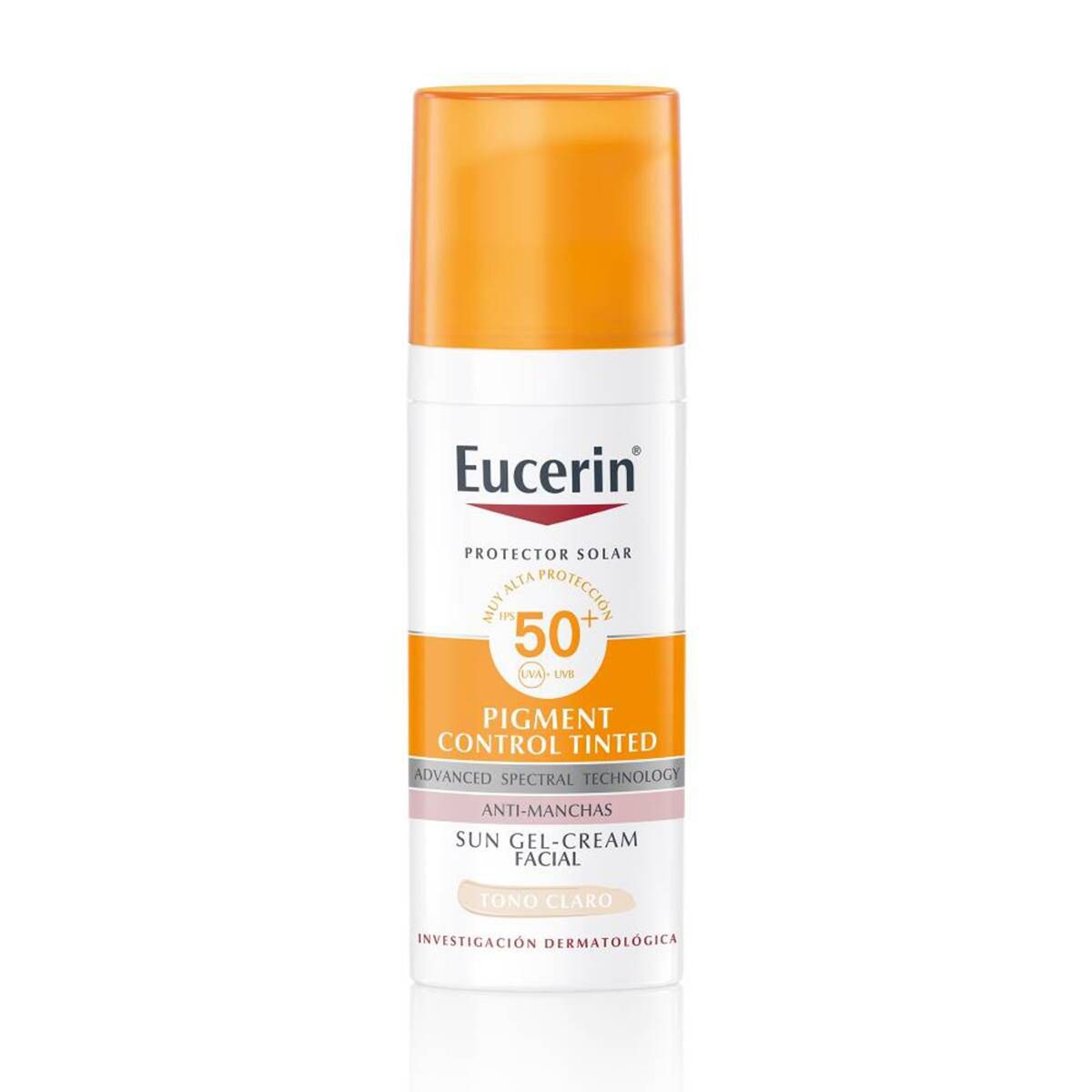 EUCERIN - Protector Solar Facial Sun Control Piel Manchada - Pigmentada Con Color Claro Fps 50+ Eucerin 50 ml
