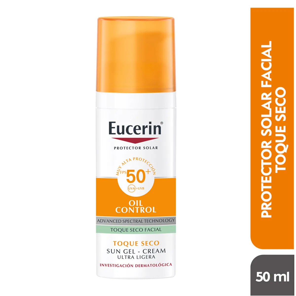 EUCERIN - Protector Solar Facial Toque Seco Sun Oil Control Fps 50+ Eucerin 50 ml