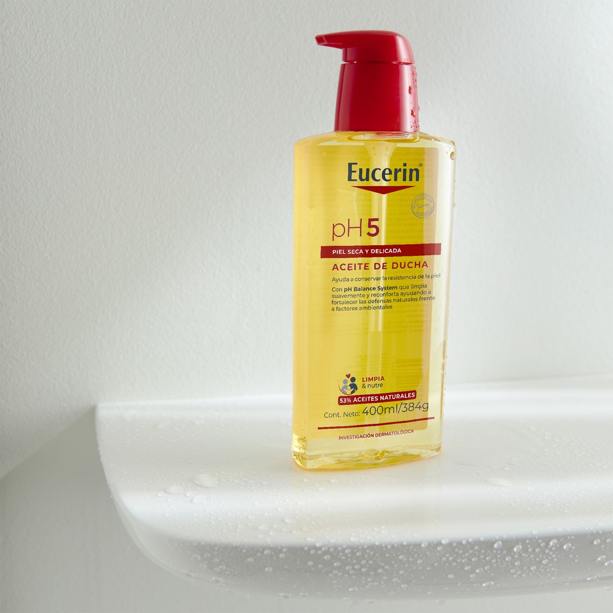 EUCERIN - Gel de ducha pH5 Aceite y Gel de Ducha Eucerin Para Todo tipo de piel 400 ml