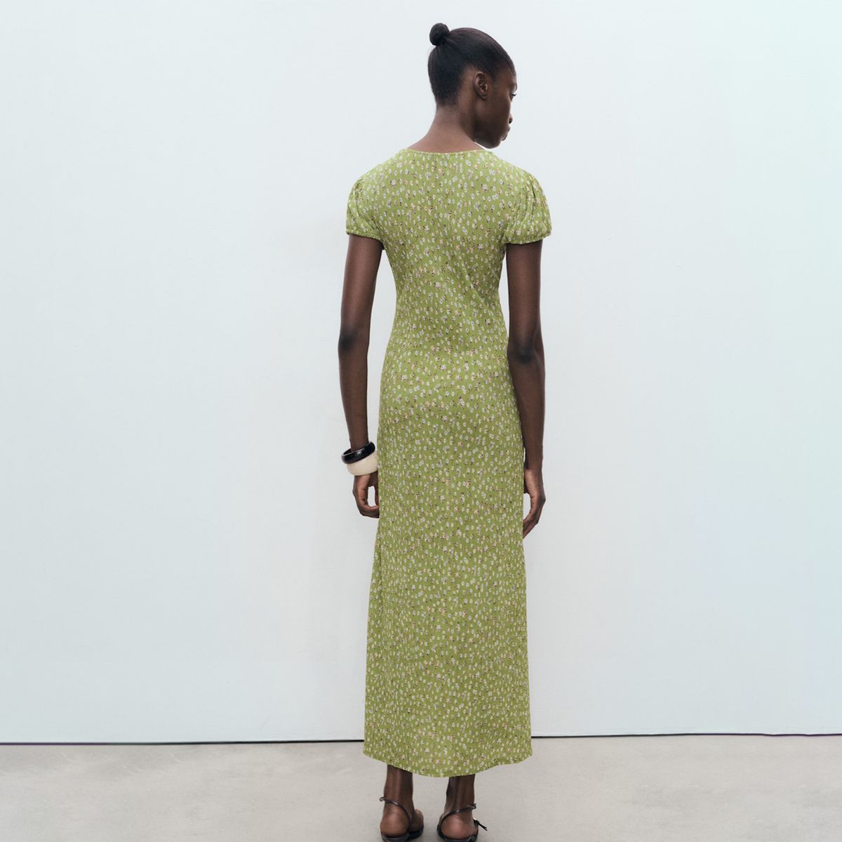 MANGO - Vestido Mujer Medio Casual con Estampado MANGO