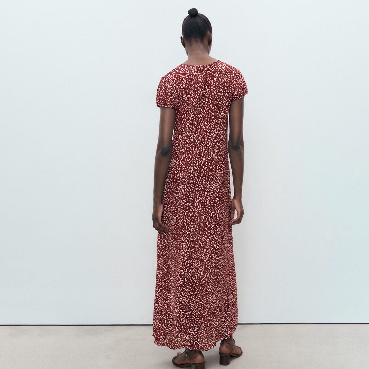 MANGO - Vestido Mujer Medio Casual con Estampado MANGO