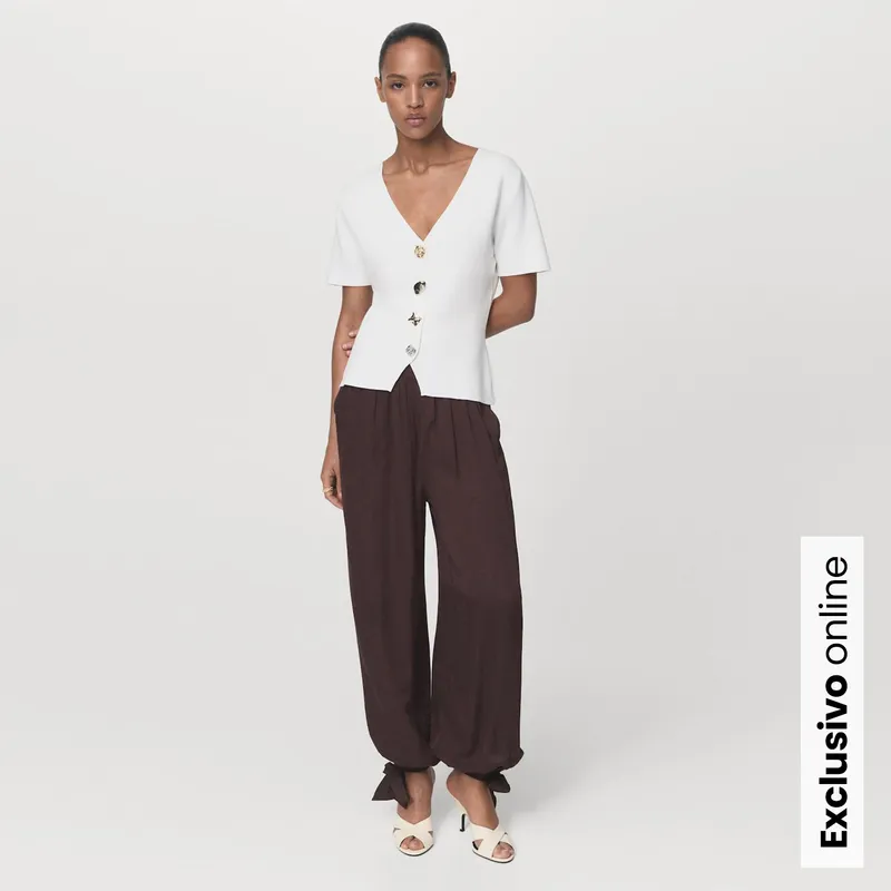 MANGO - Cardigan Mujer Slim fit MANGO