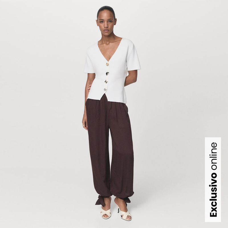 MANGO - Cardigan Mujer Slim fit MANGO