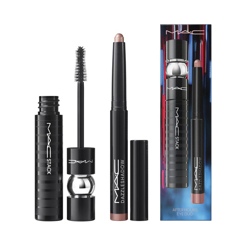 MAC COSMETICS - Pestañina Set de ojos After Hours Nocturna Collection Edición limitada  MAC COSMETICS Incluye: MACStack 12 ml + Dazzleshadow Stick 1.6 g