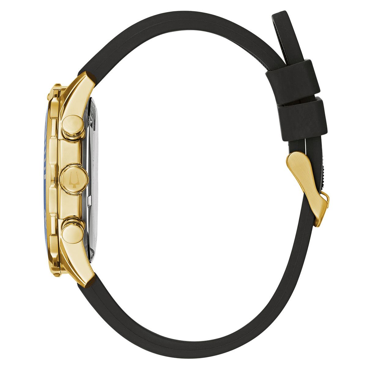 BULOVA - Reloj Bulova Hombre Classics. Reloj Silicona Negro 98A244