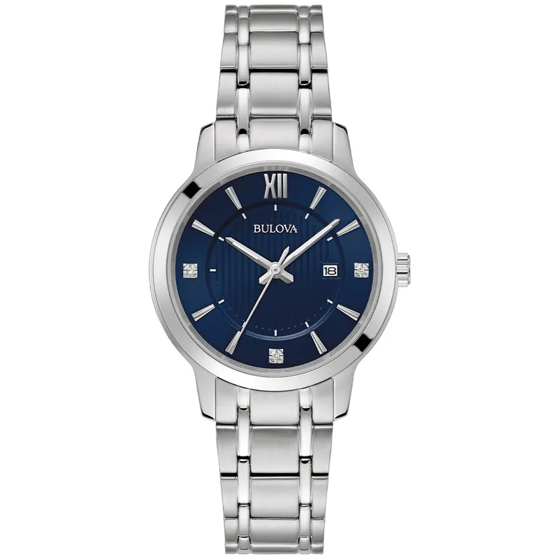 BULOVA - Reloj Bulova Mujer Classics. Reloj Acero Inoxidable Plateado 96P235