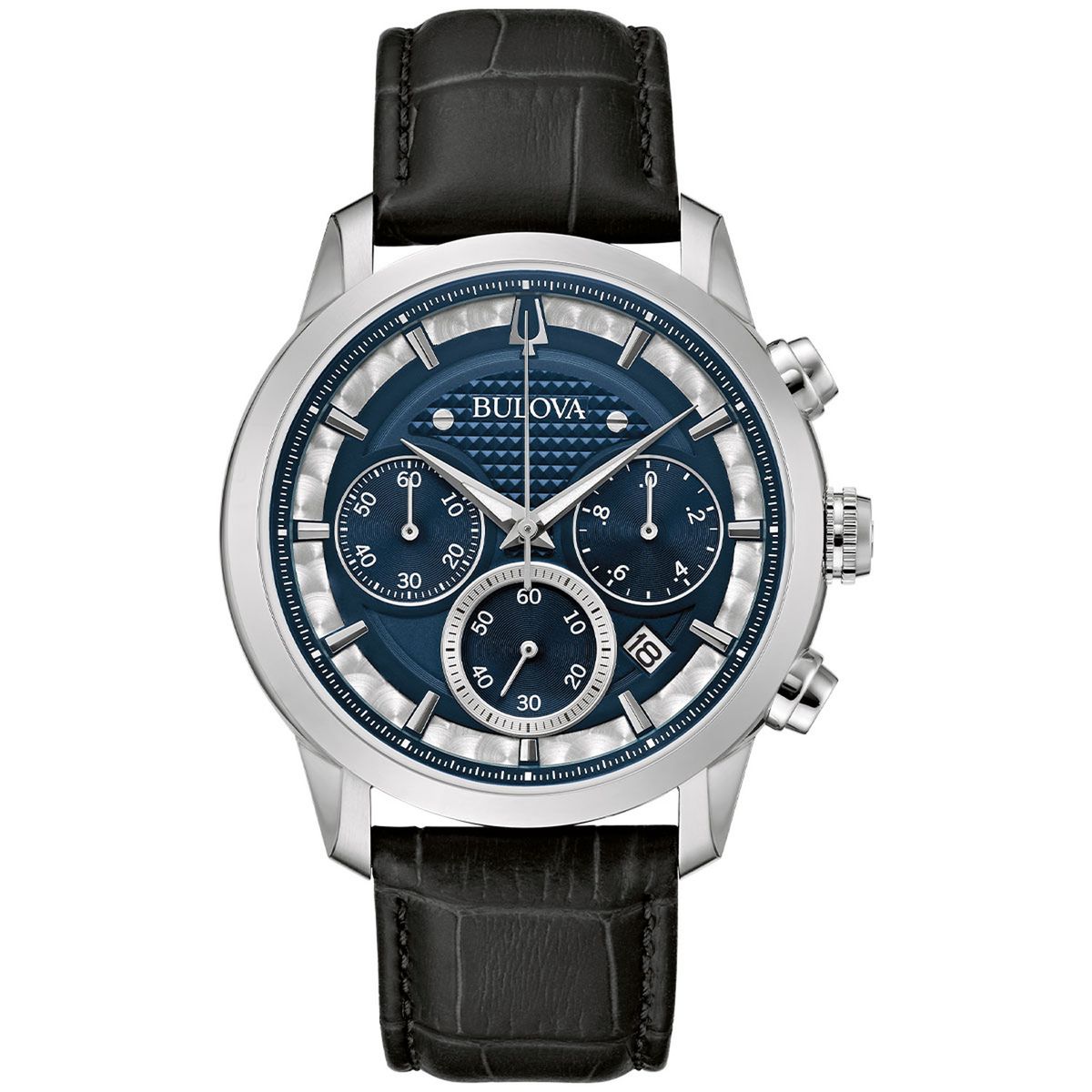 BULOVA - Reloj Bulova Hombre Classics. Reloj Cuero Negro 96B420