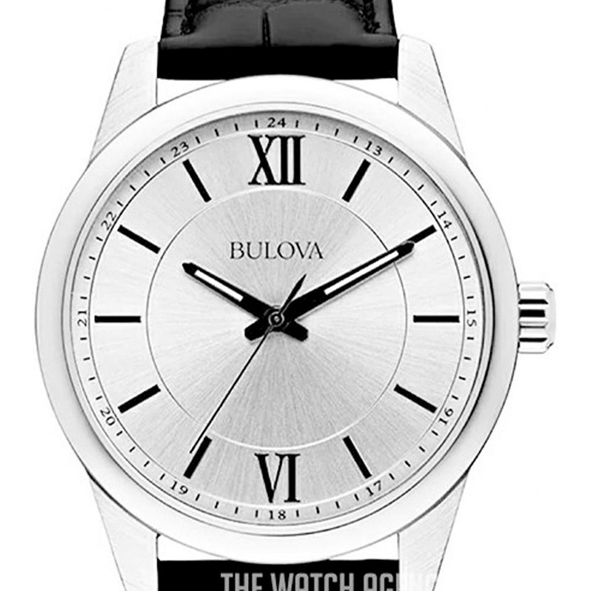 BULOVA - Reloj Bulova Hombre Modern. Reloj Cuero Negro 96A152