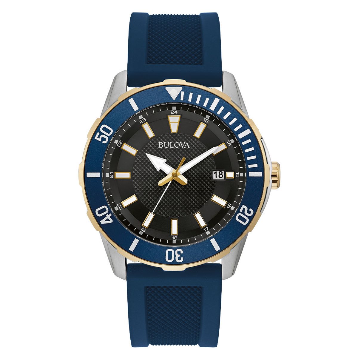 BULOVA - Reloj Bulova Hombre Classics. Reloj Silicona Azul 98B345