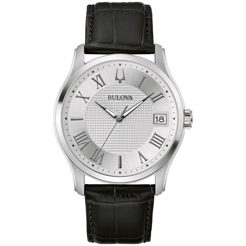 BULOVA - Reloj Bulova Hombre Classics. Reloj Cuero Negro 96B388