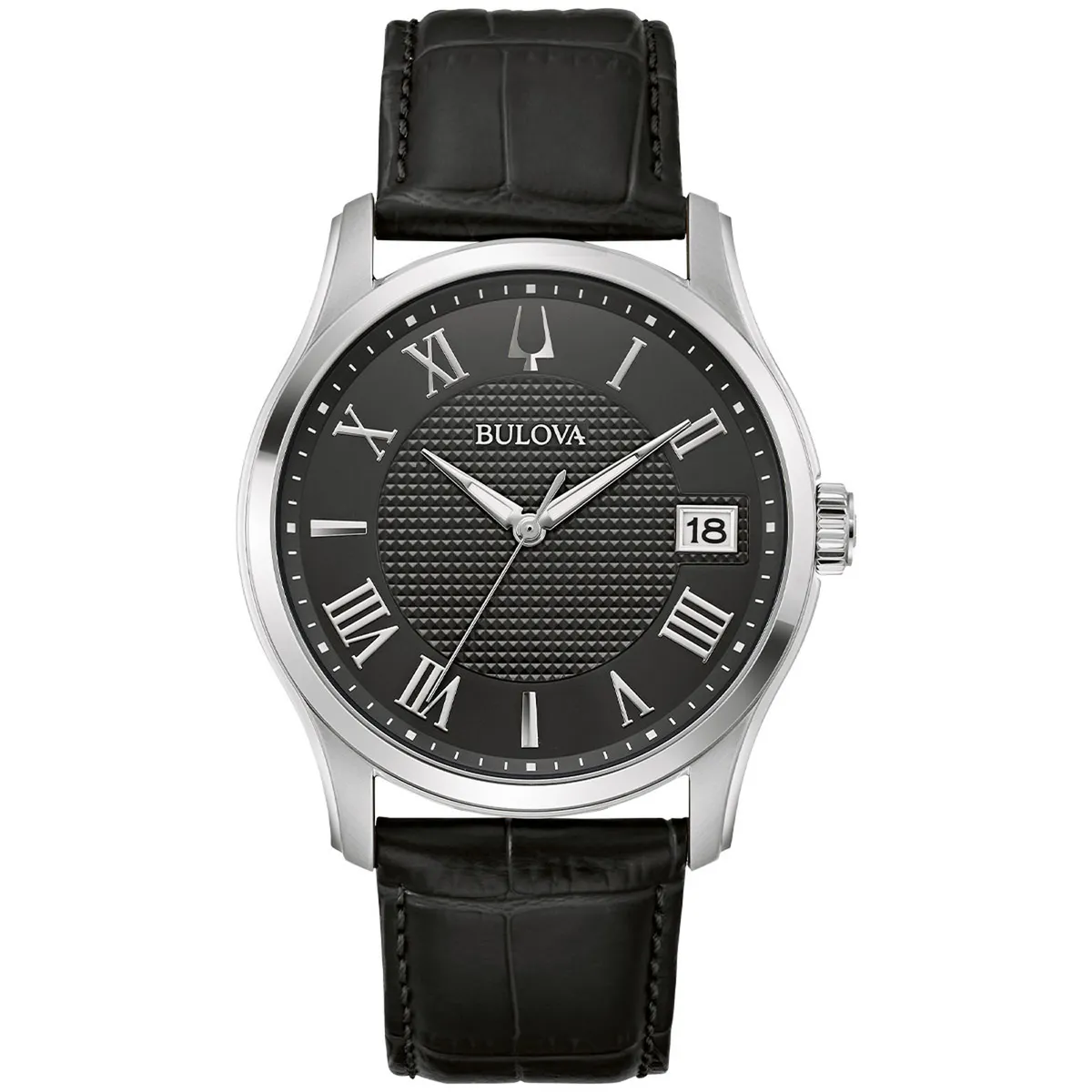 BULOVA - Reloj Bulova Hombre Classics. Reloj Cuero Negro 96B390