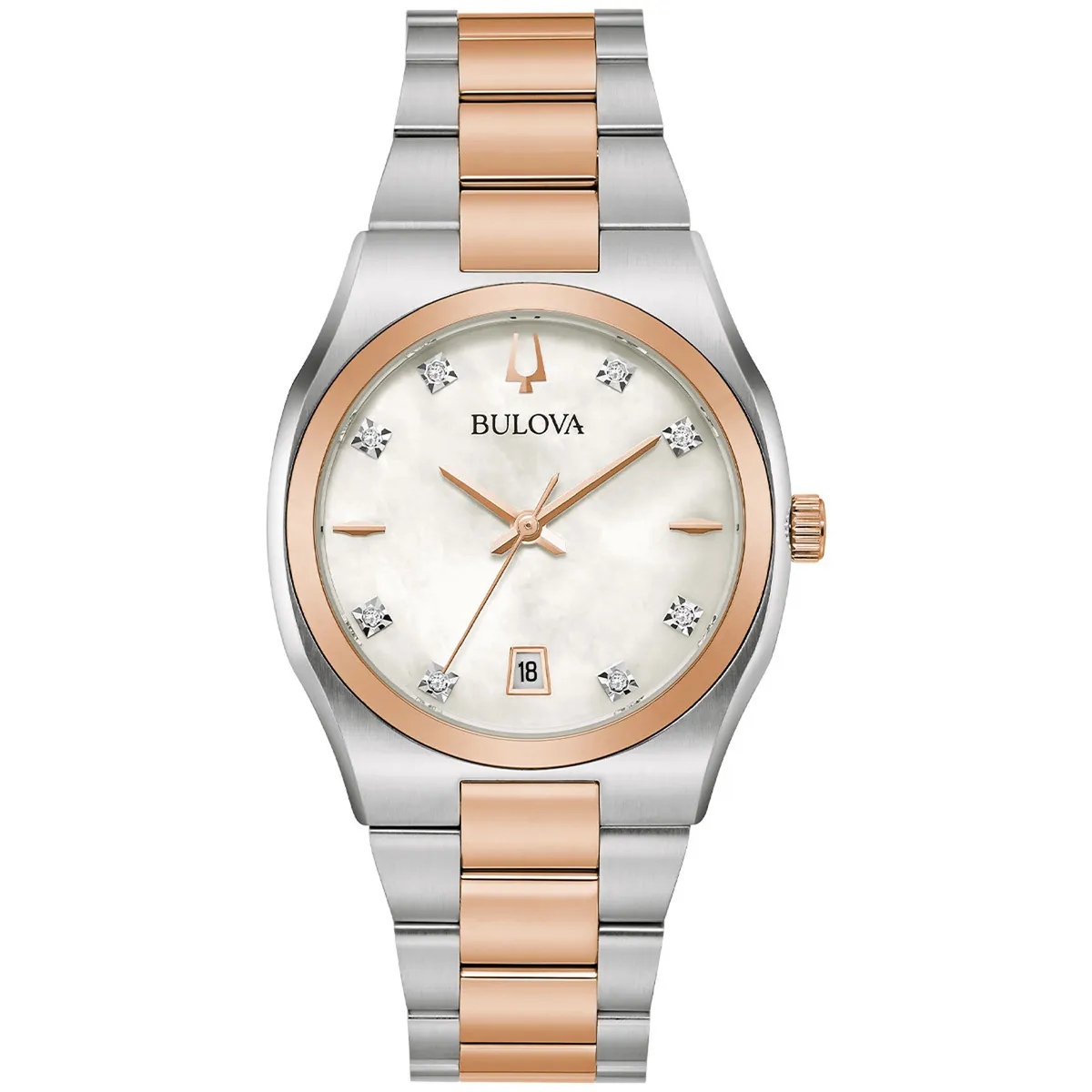 BULOVA - Reloj Bulova Mujer Classics. Reloj Acero Inoxidable Plateado 98P199