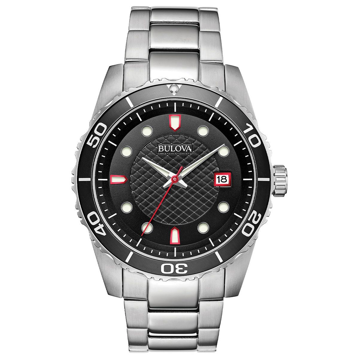 BULOVA - Reloj Bulova Hombre Classics. Reloj Acero Inoxidable Plateado 98A195