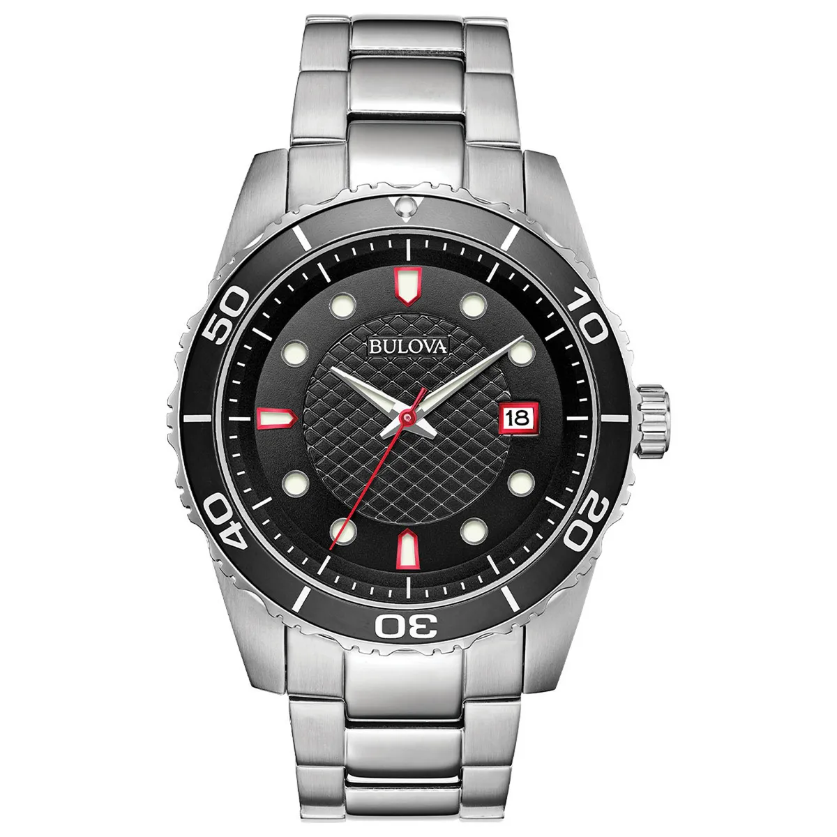 BULOVA - Reloj Bulova Hombre Classics. Reloj Acero Inoxidable Plateado 98A195