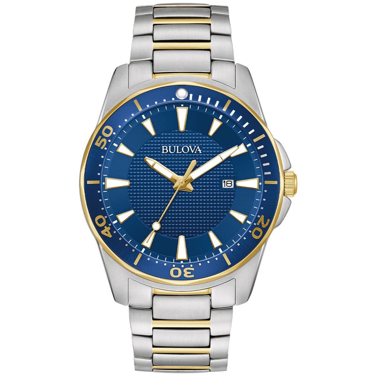 BULOVA - Reloj Bulova Hombre Classics. Reloj Acero Inoxidable Plateado 98B329