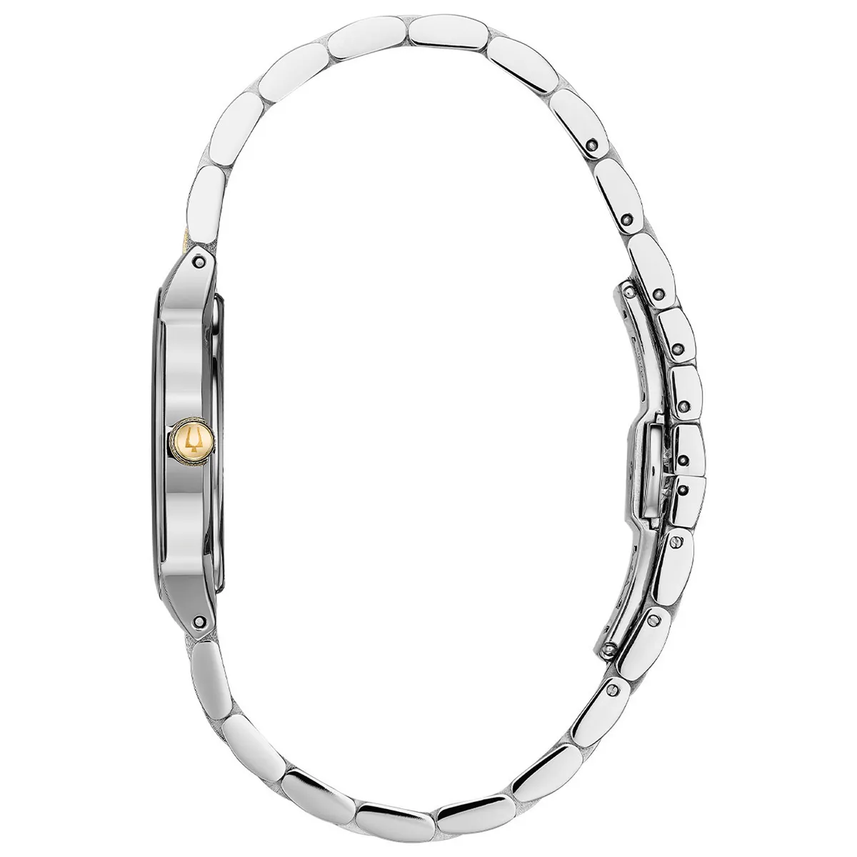 BULOVA - Reloj Bulova Mujer Classics. Reloj Acero Inoxidable Plateado 98P190