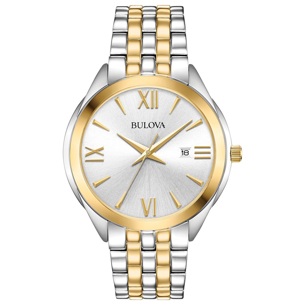 BULOVA - Reloj Bulova Hombre Classics. Reloj Acero Inoxidable Plateado 98B331
