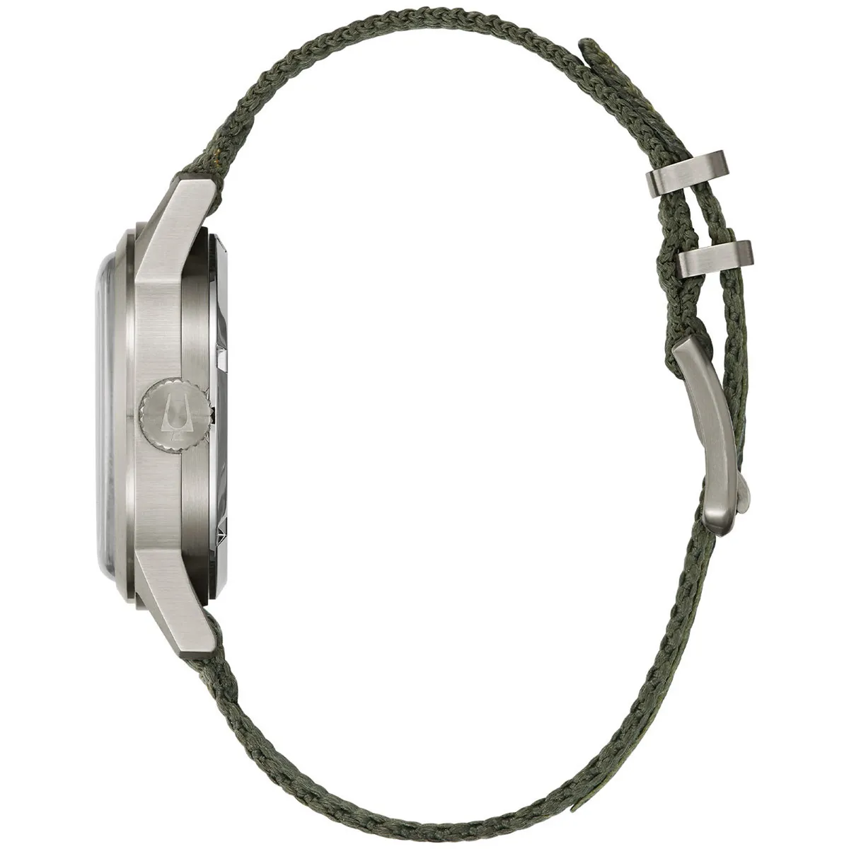 BULOVA - Reloj Bulova Hombre Classics. Reloj Nailon Verde 98A307