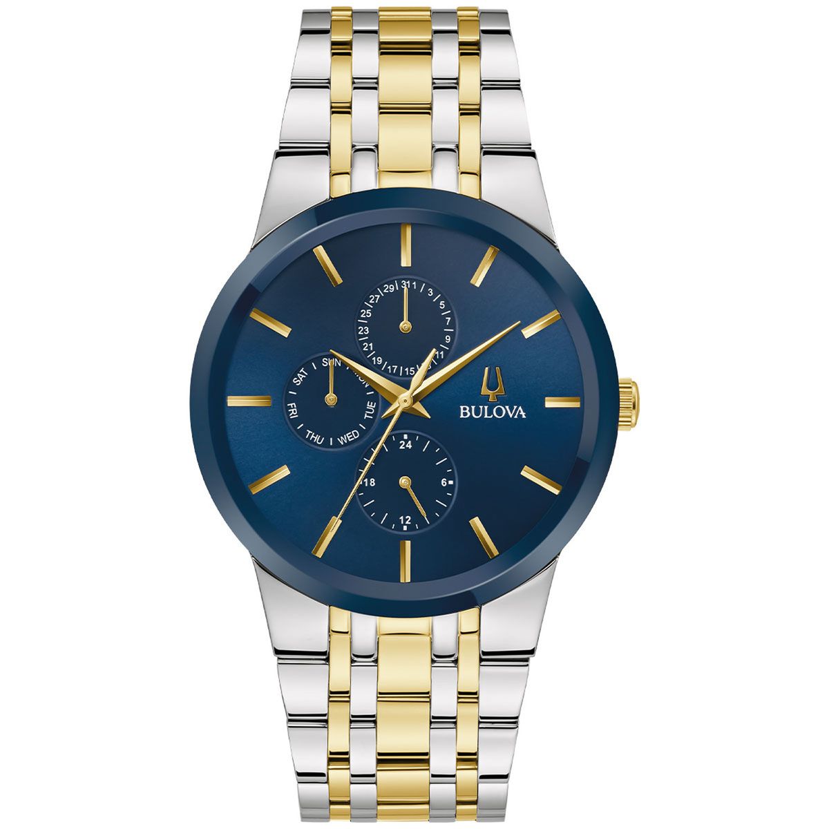 BULOVA - Reloj Bulova Hombre Modern. Reloj Acero Inoxidable Plateado 98C145