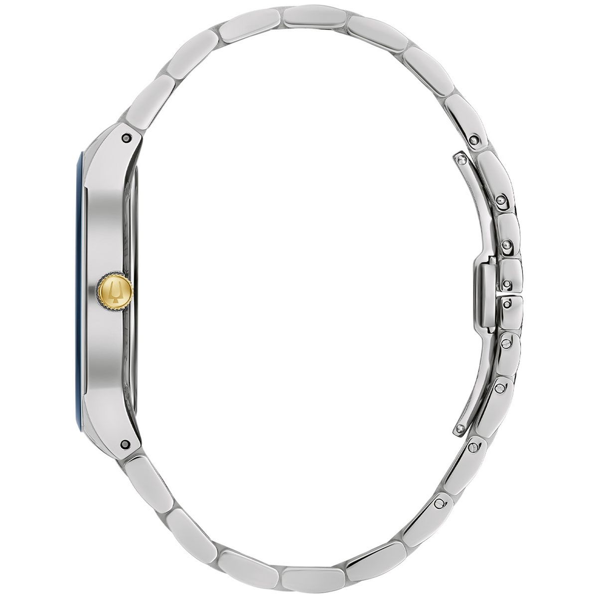 BULOVA - Reloj Bulova Hombre Modern. Reloj Acero Inoxidable Plateado 98C145