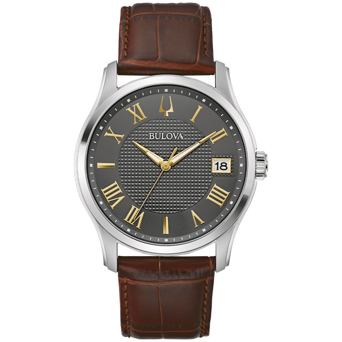 BULOVA - Reloj Bulova Hombre Classics. Reloj Cuero Marrón 96B389