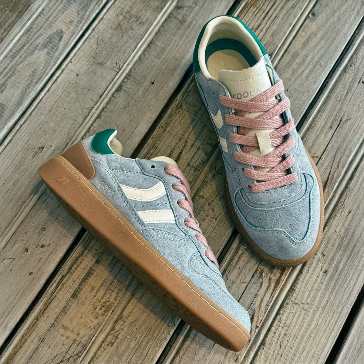 COOLWAY - Tenis Coolway Moda Goal Mujer 