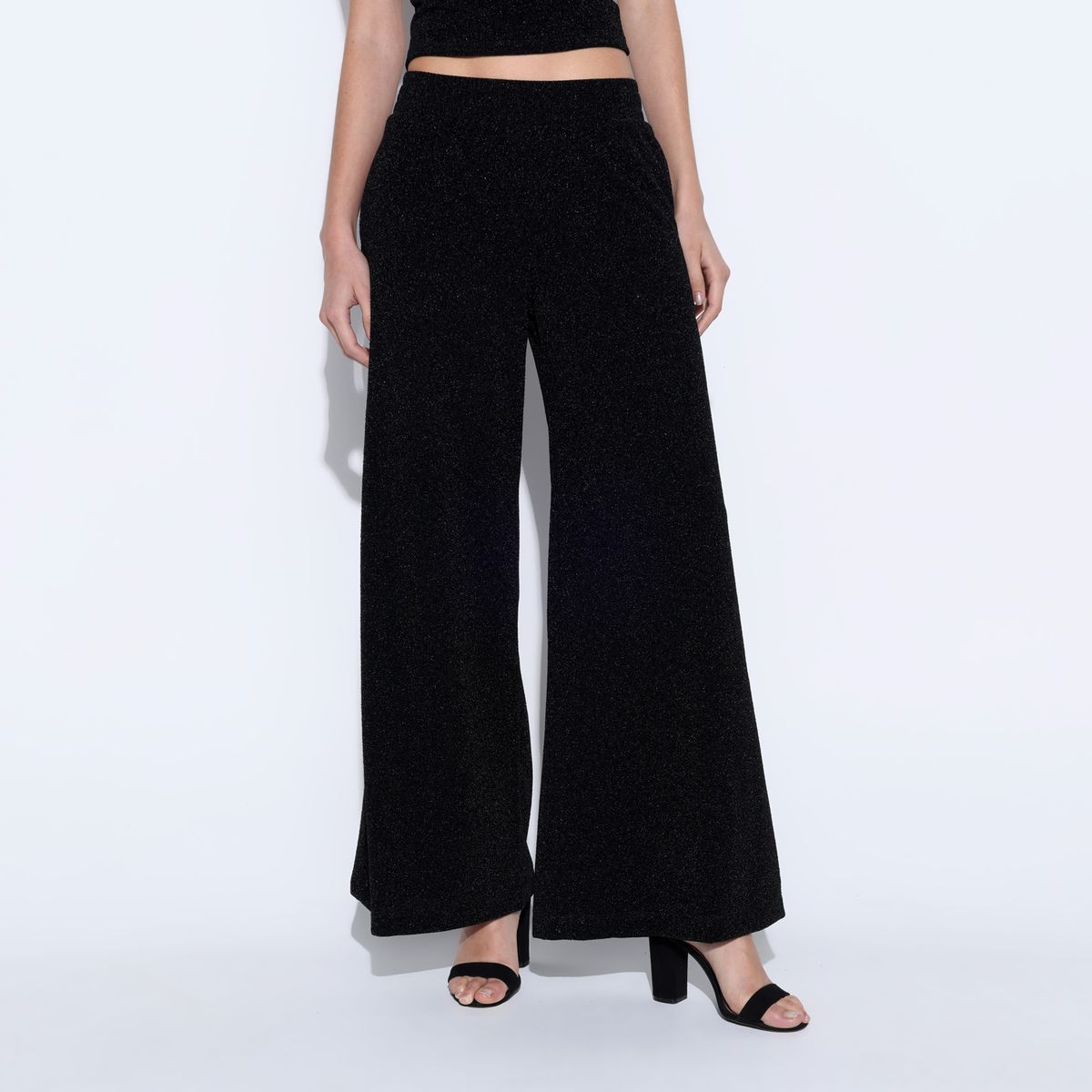 MOSSIMO - Pantalón Wide leg Mujer Tiro alto Mossimo