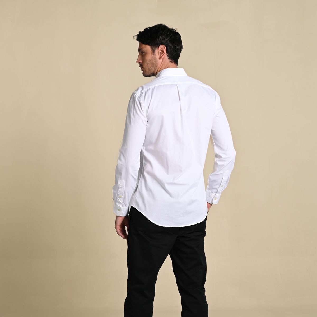 POLO RALPH LAUREN - Camisa Hombre Manga larga Custom fit de Algodón Polo Ralph Lauren