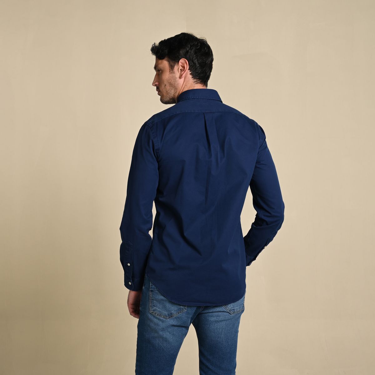 POLO RALPH LAUREN - Camisa Hombre Manga larga Custom fit de Algodón Polo Ralph Lauren