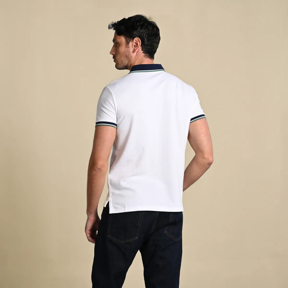 POLO RALPH LAUREN - Camiseta Polo Hombre Manga Corta Custom Slim Fit Polo Ralph Lauren