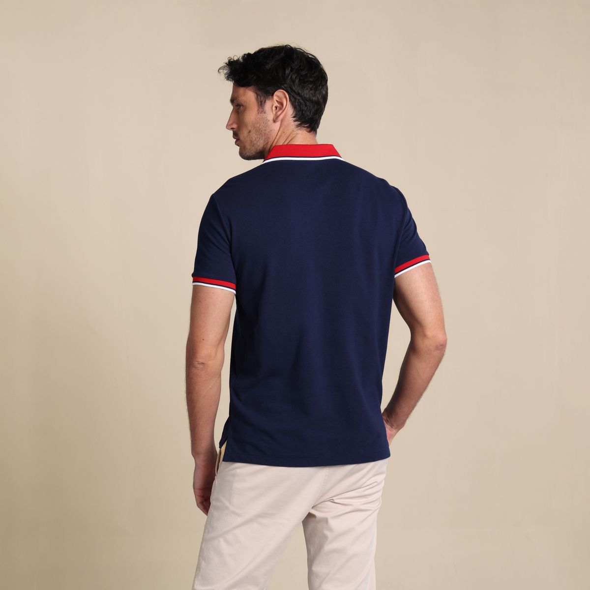 POLO RALPH LAUREN - Camiseta Polo Hombre Manga Corta Custom Slim Fit Polo Ralph Lauren