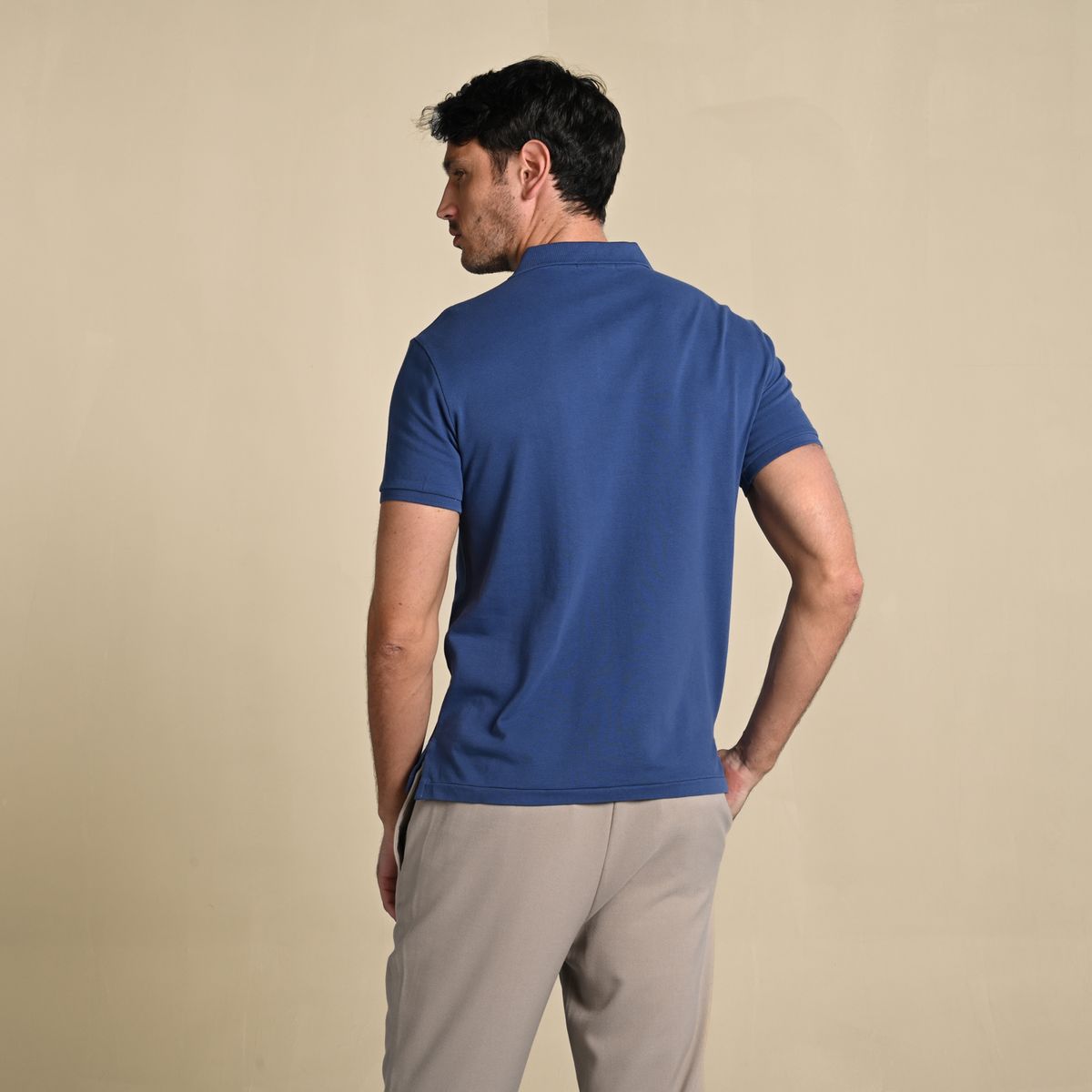 POLO RALPH LAUREN - Camiseta Polo Hombre Manga Corta Custom Slim Fit Polo Ralph Lauren