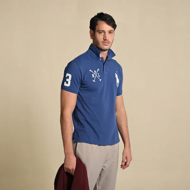 POLO RALPH LAUREN - Camiseta polo Hombre Manga corta con Logo de Algodón Polo Ralph Lauren