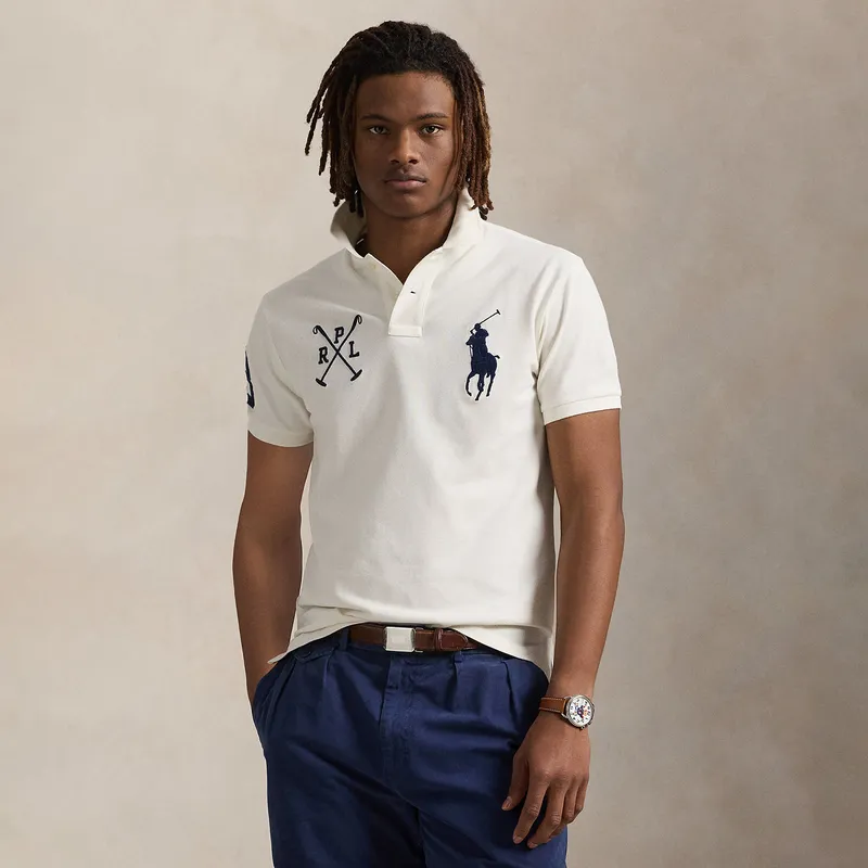 POLO RALPH LAUREN - Camiseta polo Hombre Manga corta con Logo de Algodón Polo Ralph Lauren