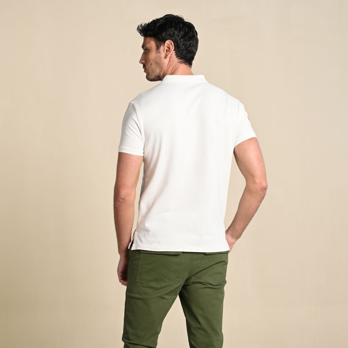 POLO RALPH LAUREN - Camiseta Polo Hombre Manga Corta Custom Slim Fit Polo Ralph Lauren