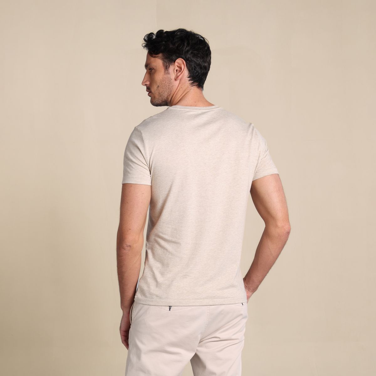 POLO RALPH LAUREN - Camiseta Hombre Manga Corta Custom Slim Fit Polo Ralph Lauren