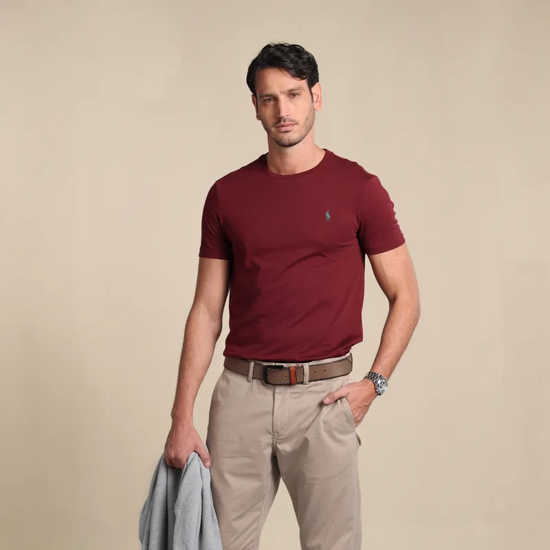 POLO RALPH LAUREN - Camiseta Hombre Manga corta de Algodón Polo Ralph Lauren