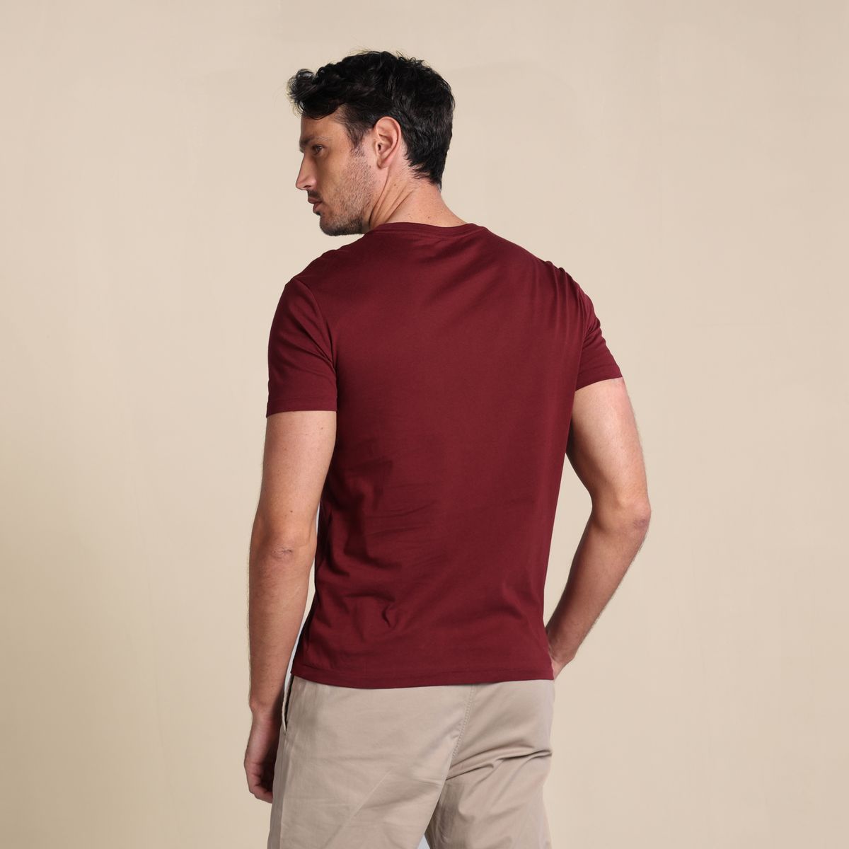 POLO RALPH LAUREN - Camiseta Hombre Manga Corta Custom Slim Fit Polo Ralph Lauren