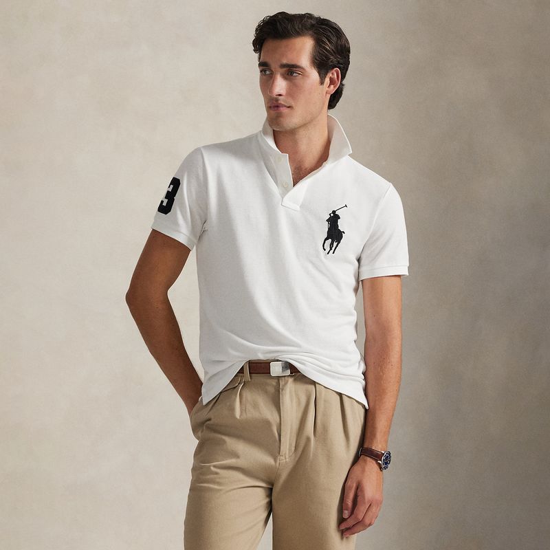POLO RALPH LAUREN - Camiseta polo Hombre Manga corta con Logo de Algodón Polo Ralph Lauren