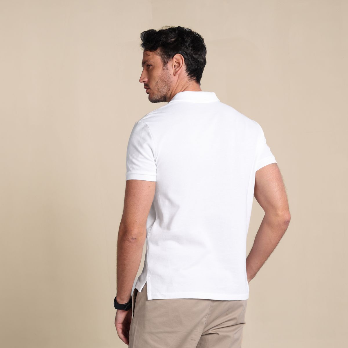 POLO RALPH LAUREN - Camiseta Polo Hombre Manga Corta Custom Slim Fit Polo Ralph Lauren