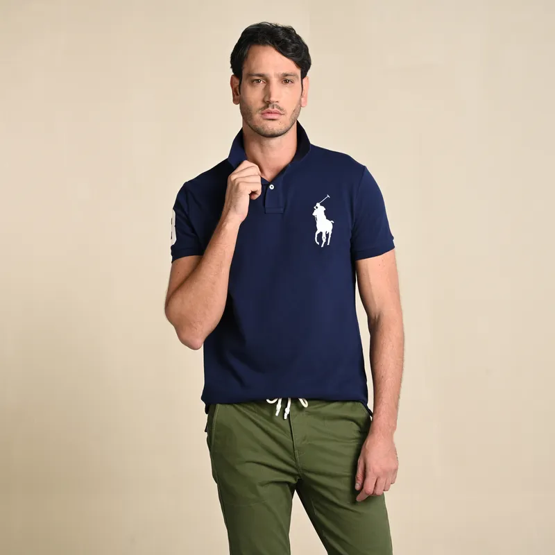 POLO RALPH LAUREN - Camiseta polo Hombre Manga corta con Logo de Algodón Polo Ralph Lauren