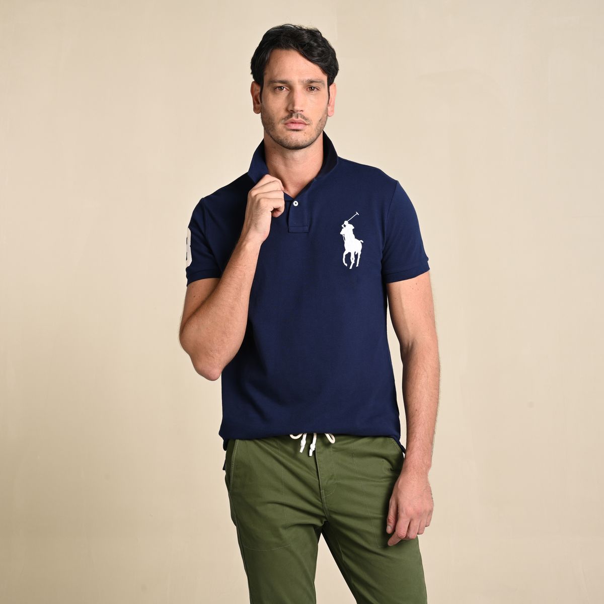 POLO RALPH LAUREN - Camiseta Polo Hombre Manga Corta Custom Slim Fit Polo Ralph Lauren