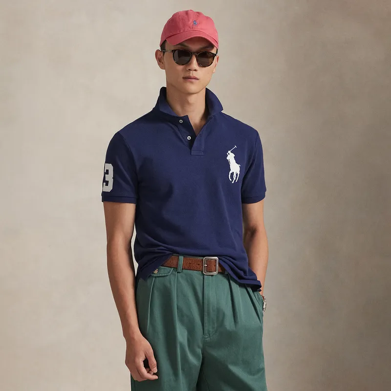 POLO RALPH LAUREN - Camiseta polo Hombre Manga corta con Logo de Algodón Polo Ralph Lauren
