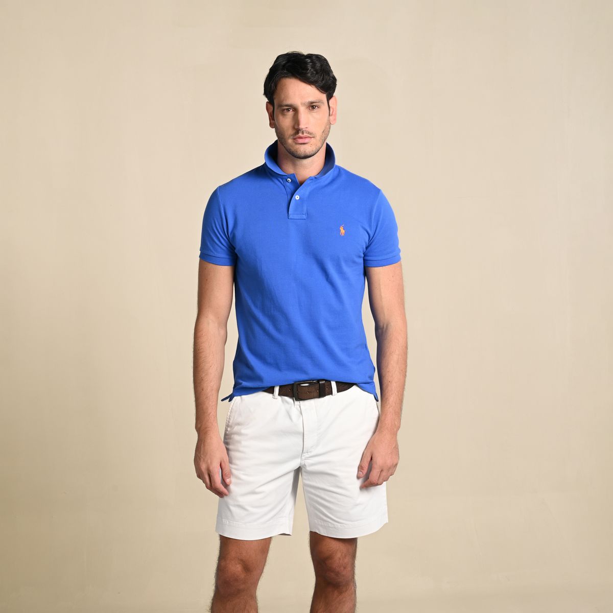 POLO RALPH LAUREN - Camiseta Polo Hombre Manga Corta Custom Slim Fit Polo Ralph Lauren