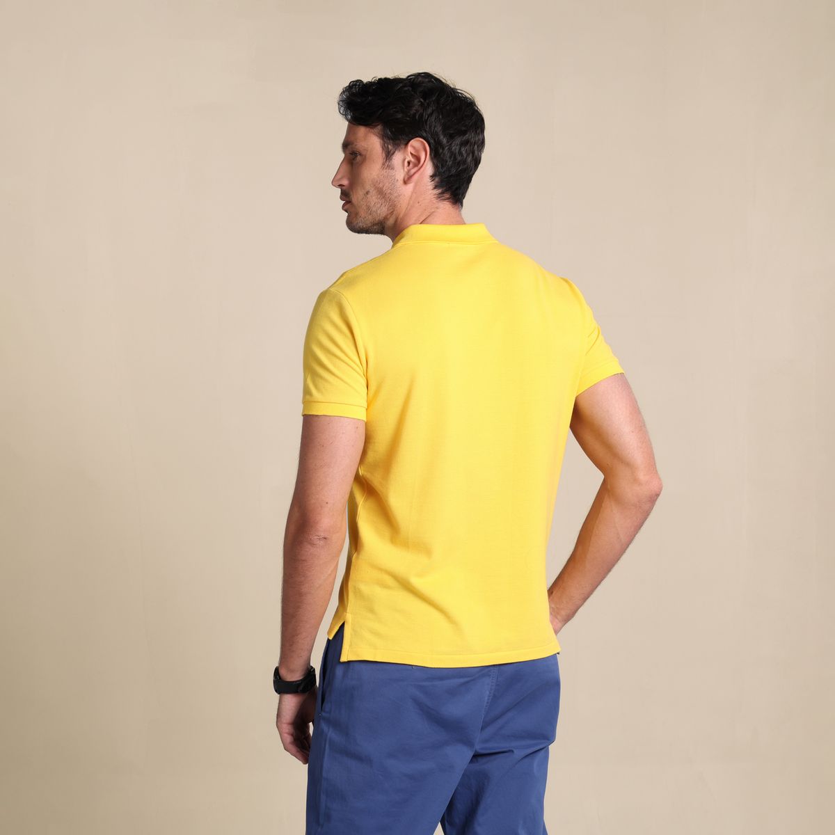 POLO RALPH LAUREN - Camiseta Polo Hombre Manga Corta Custom Slim Fit Polo Ralph Lauren