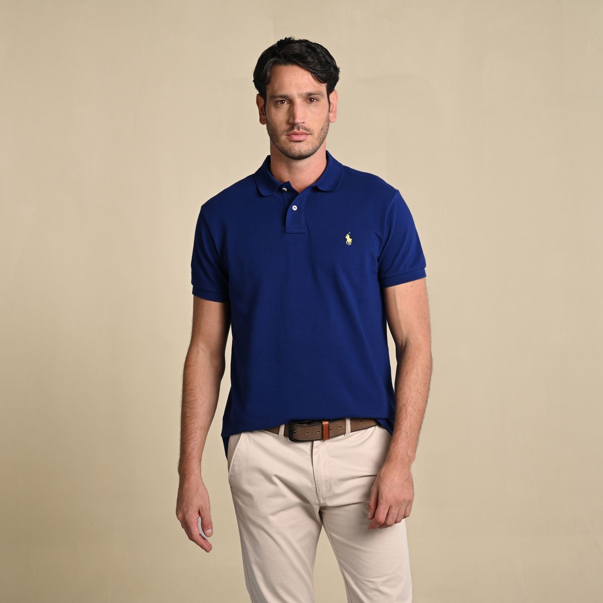 POLO RALPH LAUREN - Camiseta Polo Hombre Manga Corta Custom Slim Fit Polo Ralph Lauren