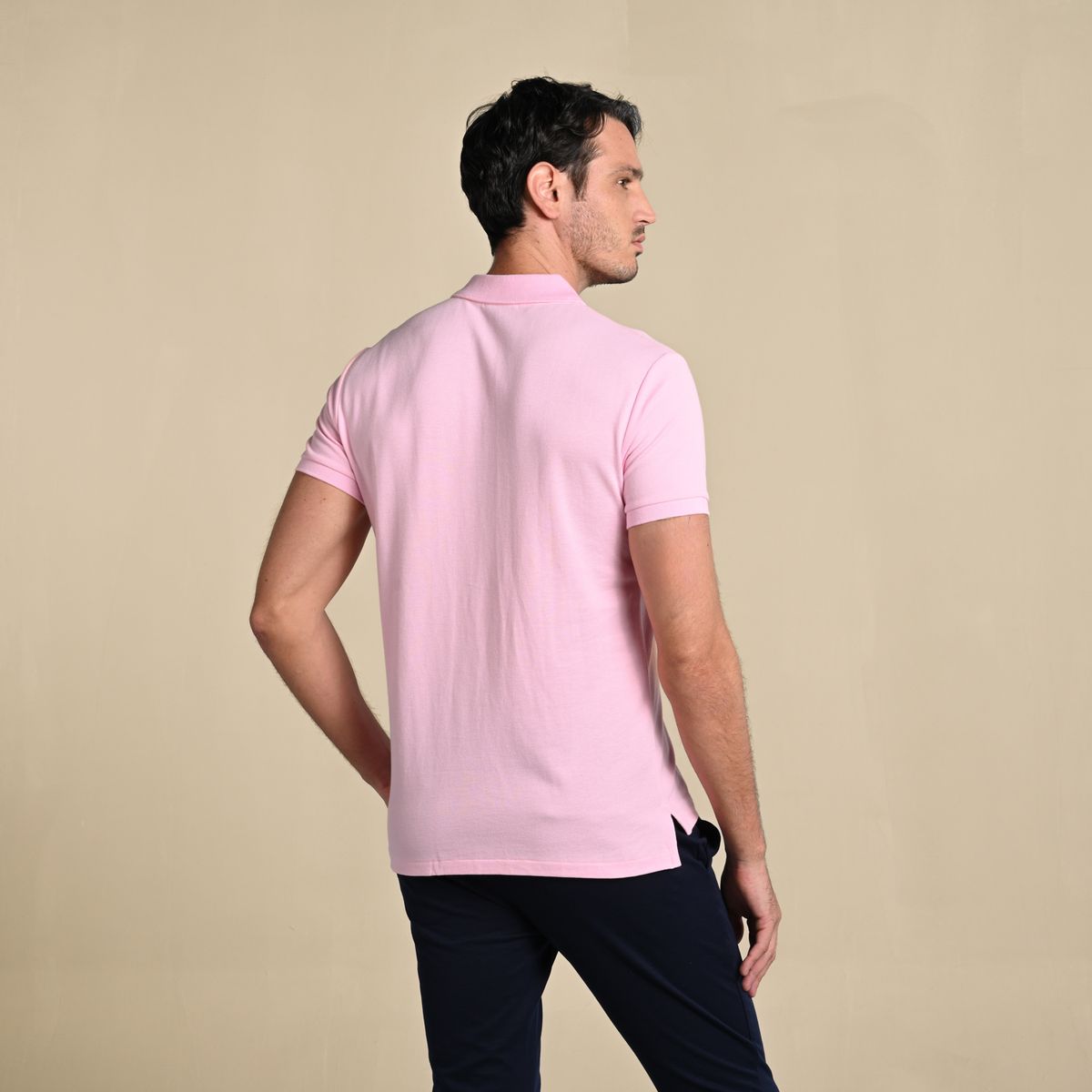 POLO RALPH LAUREN - Camiseta Polo Hombre Manga Corta Custom Slim Fit Polo Ralph Lauren