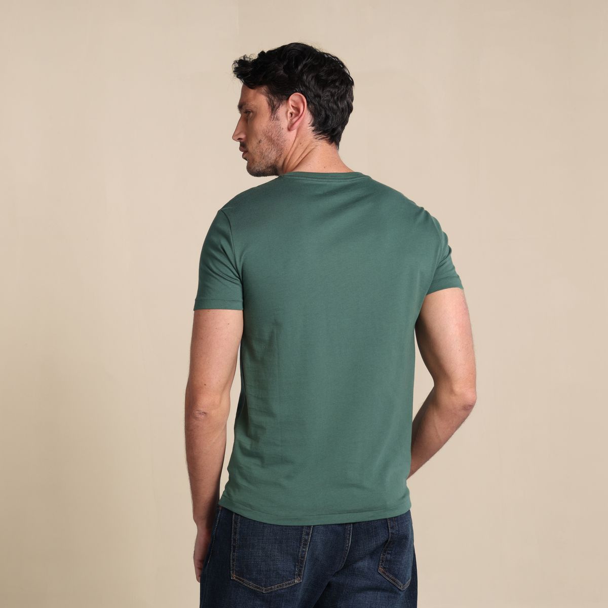 POLO RALPH LAUREN - Camiseta Hombre Manga Corta Custom Slim Fit Polo Ralph Lauren