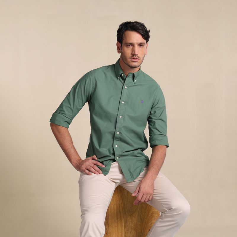 POLO RALPH LAUREN - Camisa Hombre Manga larga Classic fit de Algodón Polo Ralph Lauren